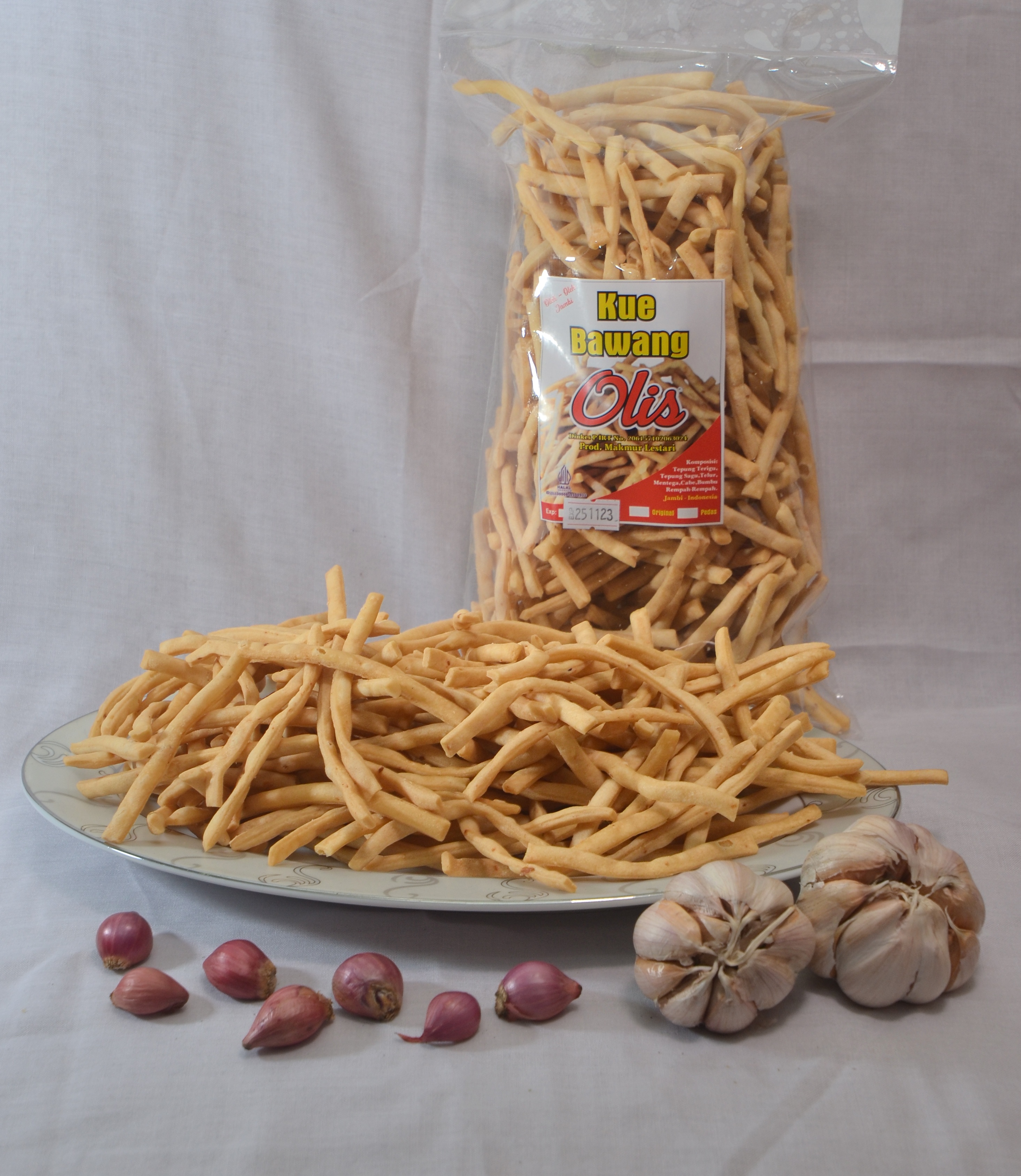 Kue Bawang Besar Kemasan Plastik